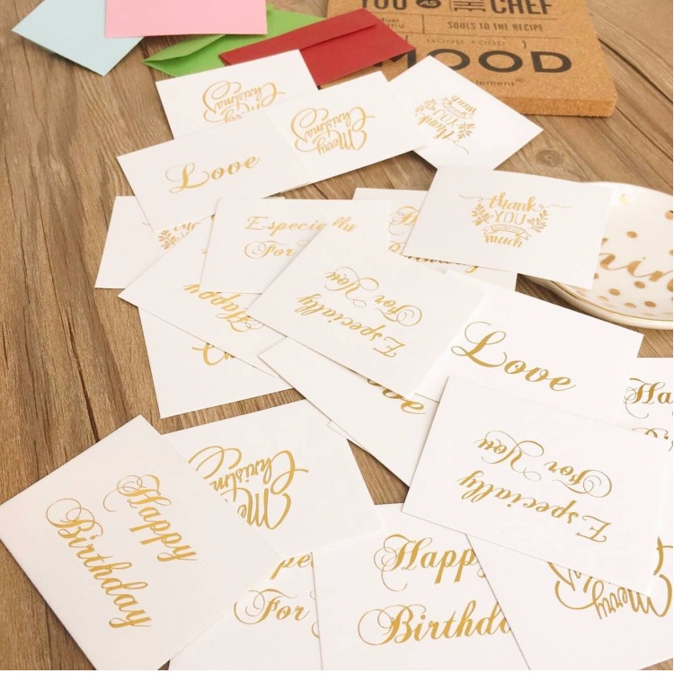 20pcs/lot Hot gold Blessing card message card Happy Birthday Merry Christmas Happy New Year Love blessing greeting cards
20pcs/lot Hot gold Blessing card message card Happy Birthday Merry Christmas Happy New Year Love blessing greeting cards