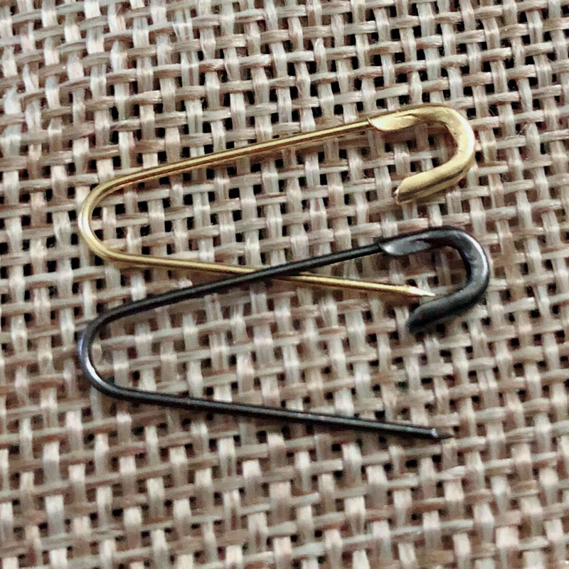 1000pcs Elegant U-shaped Safety Pins 22mm, no coil oval steel pin quilting sewing knitting mark garment clothes price hang tag