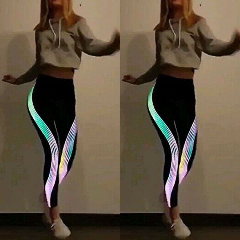 2020 New Fashion Sport Women Glow in Dark Fitness Leggings Running Gym Pants Workout Wear Hot Sale, Black
2020 New Fashion Sport Women Glow in Dark Fitness Leggings Running Gym Pants Workout Wear Hot Sale, Black