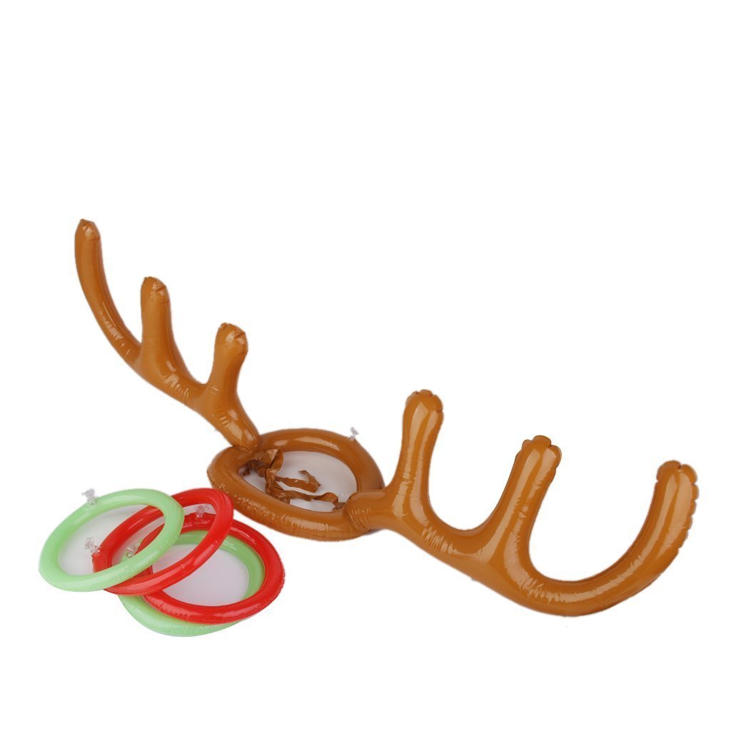 Inflatable Reindeer Antler Ring Hat Toss Game With Ring Christmas Birthday Gift For Children Colorful
Inflatable Reindeer Antler Ring Hat Toss Game With Ring Christmas Birthday Gift For Children Colorful