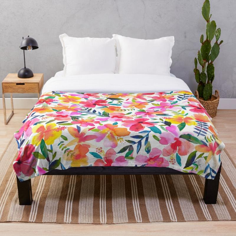 Pink Tropical Flower Print Throw Blanket Soft Sherpa Blanket Bed Sheet Single Knee Office Nap
Pink Tropical Flower Print Throw Blanket Soft Sherpa Blanket Bed Sheet Single Knee Office Nap