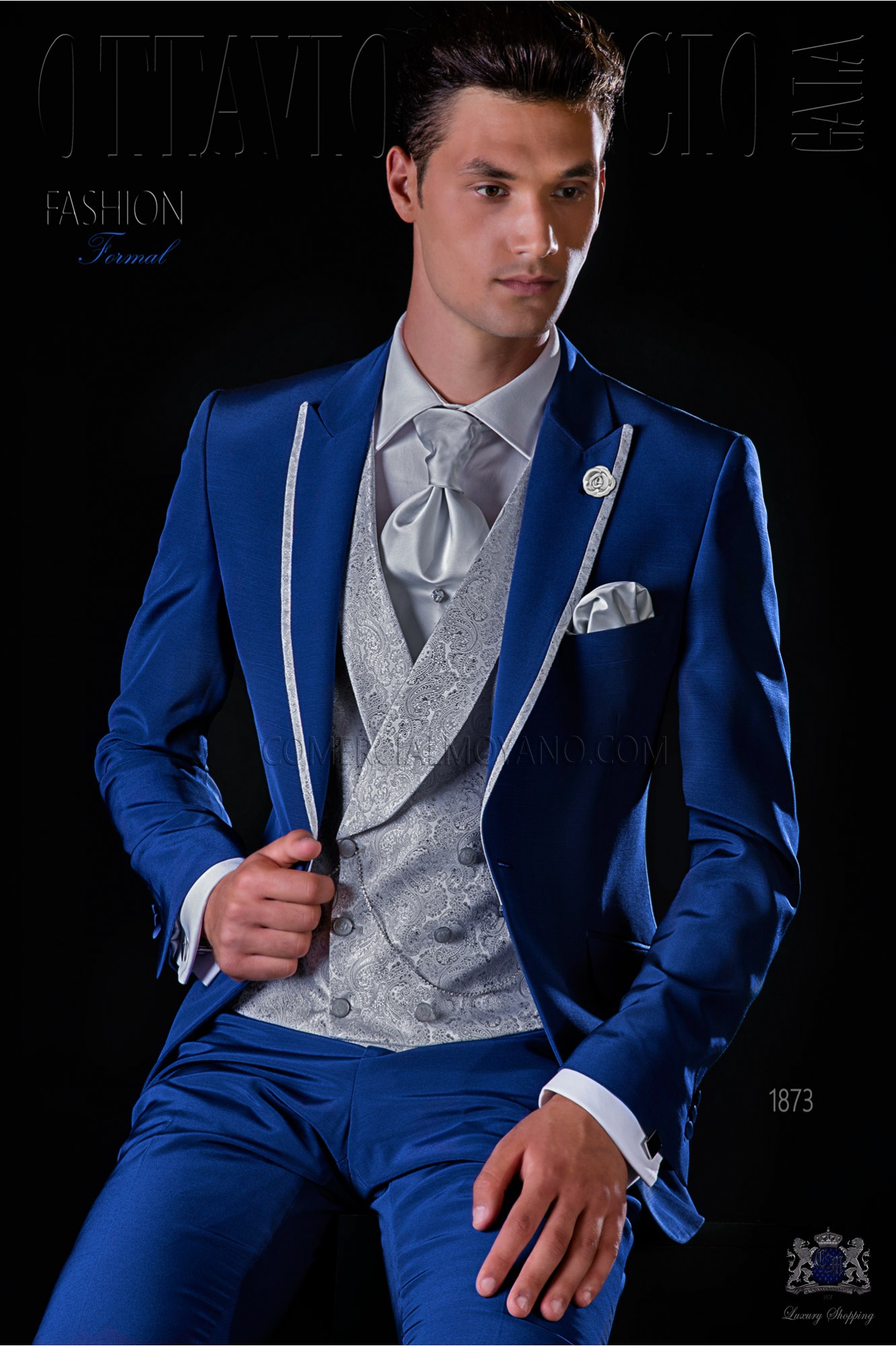 Fashionable One Button Groomsmen Peak Lapel Groom Tuxedos Men Suits Wedding/Prom/Dinner Best Man Blazer(Jacket+Pants+Tie+Vest) 558, Same as image
Fashionable One Button Groomsmen Peak Lapel Groom Tuxedos Men Suits Wedding/Prom/Dinner Best Man Blazer(Jacket+Pants+Tie+Vest) 558, Same as image