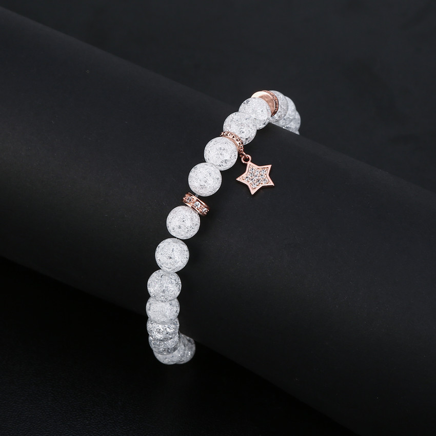 Popcorn crystal star bracelet group women's simple and exquisite sweet temperament wrist jewelry