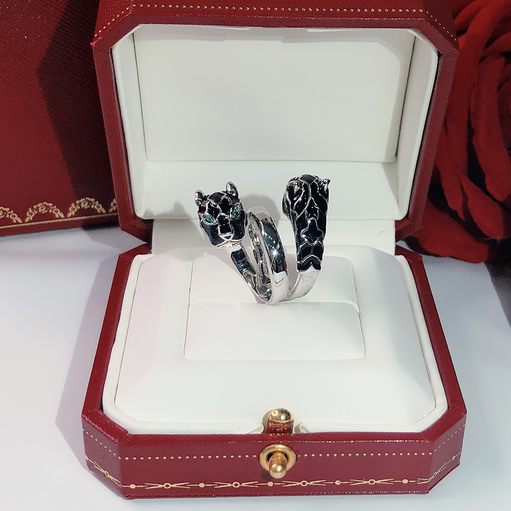 Punk Personality domineering Double zircon black leopard head ring Women's Ring Hot Free shipping Luxurious Dance Giving gifts Rings Hip hop
Punk Personality domineering Double zircon black leopard head ring Women's Ring Hot Free shipping Luxurious Dance Giving gifts Rings Hip hop