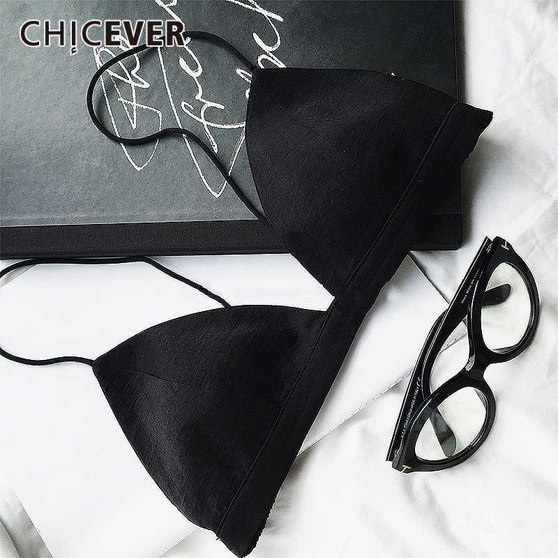 CHICEVER Sexy Party Women Wrapped Chest V Neck Sleeveless Backless Casual Female For Vest Fashion Clothing 2020 Spring Tide, Black
CHICEVER Sexy Party Women Wrapped Chest V Neck Sleeveless Backless Casual Female For Vest Fashion Clothing 2020 Spring Tide, Black