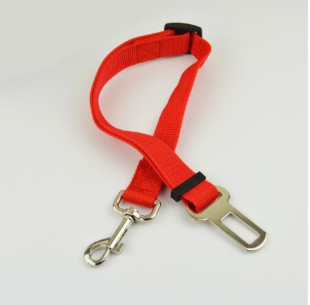 Pet Dog Cat Car Seat Belt Adjustable Harness Seatbelt Lead Leash for Small Medium Dogs Travel Clip Pet Supplies GB1168