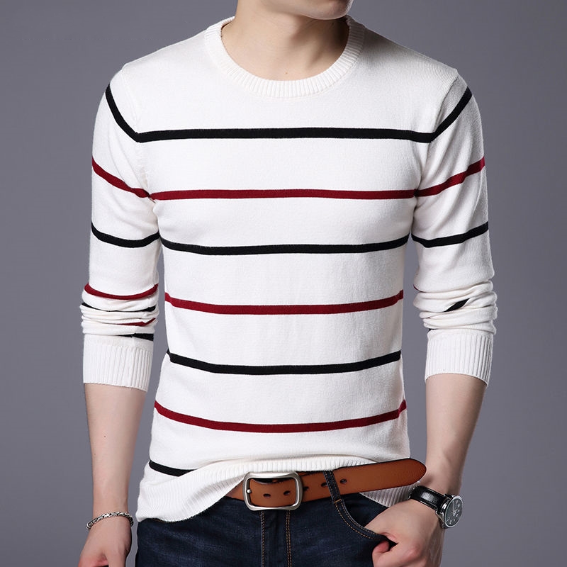 Stripe Mens Sweaters Wool Pullover Casual Cashmere Sweater Men Pull Homme Black White Striped Slim Male Sweter Knitted O Neck, Gray
Stripe Mens Sweaters Wool Pullover Casual Cashmere Sweater Men Pull Homme Black White Striped Slim Male Sweter Knitted O Neck, Gray