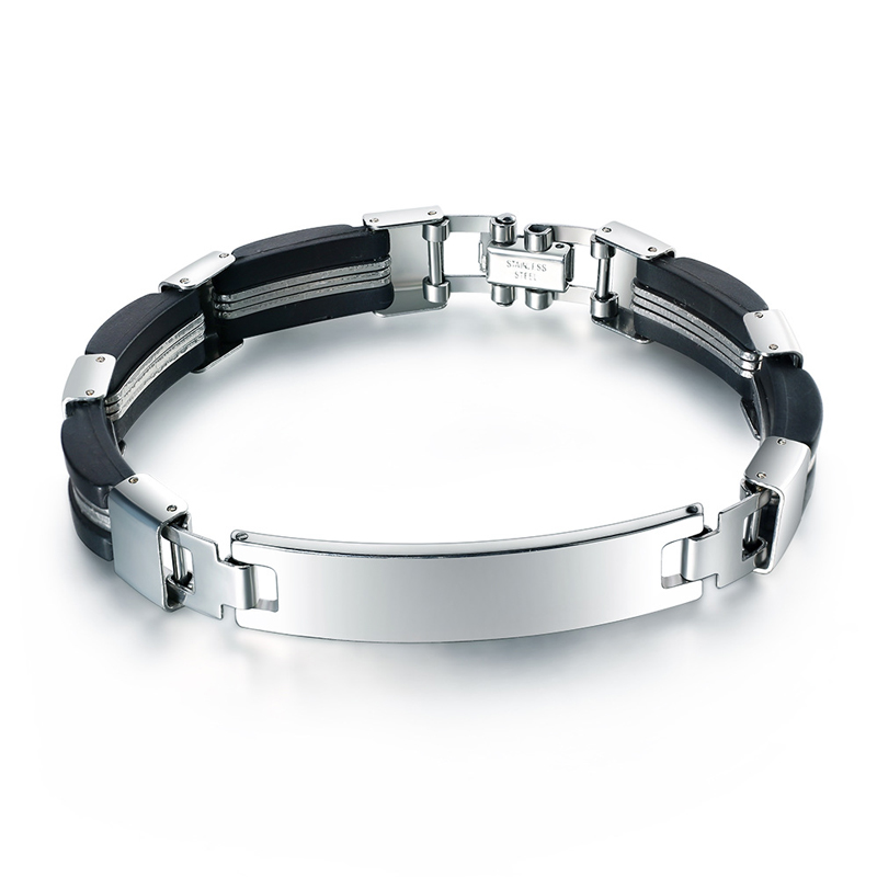 Cuff NIUYITID Men Bracelet Resin Material Steel Man Male Jewelry Hand Wristands Bransoletka Meska Good Quality
Cuff NIUYITID Men Bracelet Resin Material Steel Man Male Jewelry Hand Wristands Bransoletka Meska Good Quality