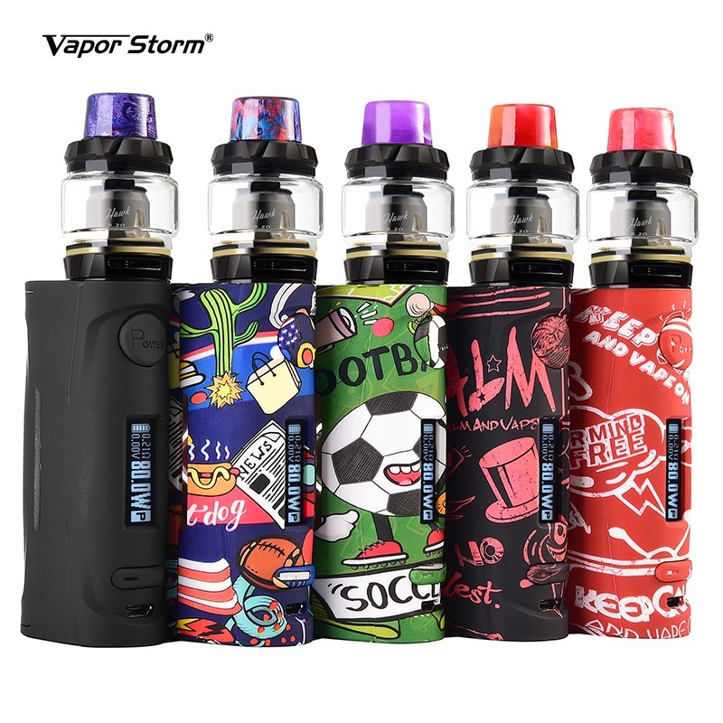 Original Vapor Storm Pum Baby Starter Kit with 80W TC VW Box Mod 6ml Hawk Atomizer Tank Electronic E Cigarettes ECO Pro Vapor Vape Vaporizer, Vape on black mod
Original Vapor Storm Pum Baby Starter Kit with 80W TC VW Box Mod 6ml Hawk Atomizer Tank Electronic E Cigarettes ECO Pro Vapor Vape Vaporizer, Vape on black mod