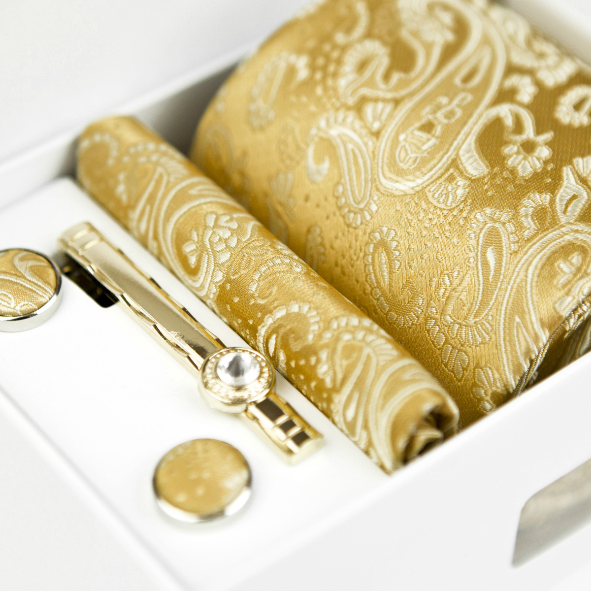 Ties Four Piece Sets Floral Paisley Solid Gold Yellow Champagne Mens Neckties Pocket Square Tie Clip Cufflinks New 100% Silk New Wholesale
Ties Four Piece Sets Floral Paisley Solid Gold Yellow Champagne Mens Neckties Pocket Square Tie Clip Cufflinks New 100% Silk New Wholesale