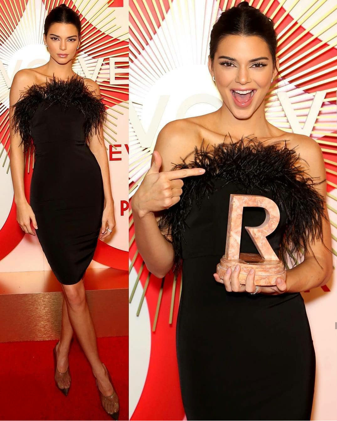 Fashion Little Black Prom Dresses Sheath Strapless Feathers Cocktail Party Dress Knee Length Red Carpet Dresses Custom Made Formal Wear