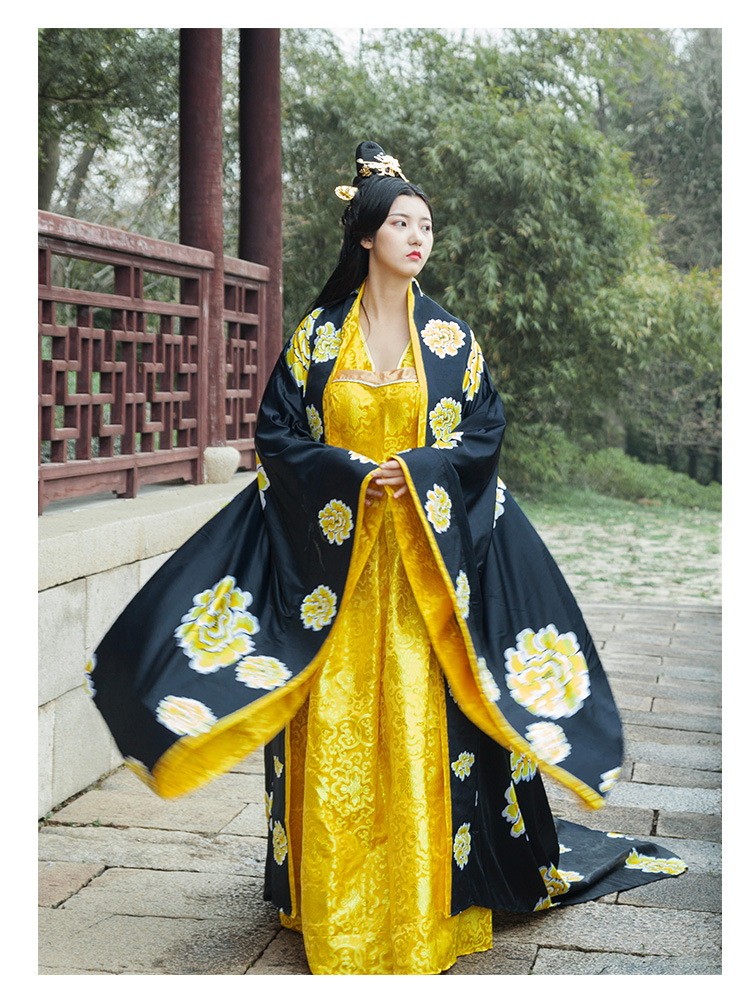 Women Ancient Clothing Studio Photographic Theme Costume Empress Princess Tang Dynasty Royal Performing Long Dress Suzhou embroidery