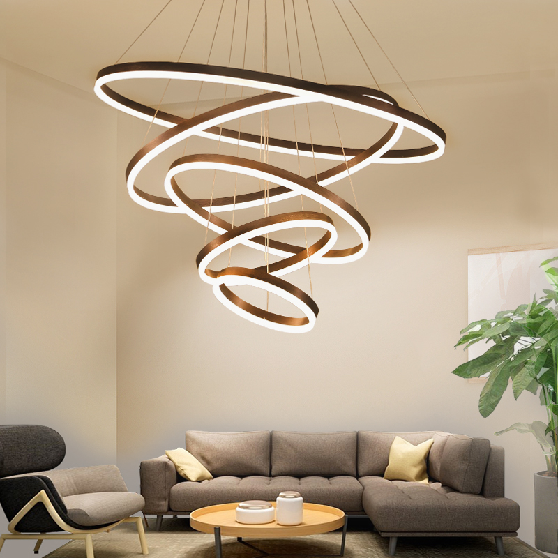 40CM-100CM Rings Fashional Modern LED chandeliers for Living Dining room DIY Hanging Lighting circle rings for indoor lighting 
40CM-100CM Rings Fashional Modern LED chandeliers for Living Dining room DIY Hanging Lighting circle rings for indoor lighting