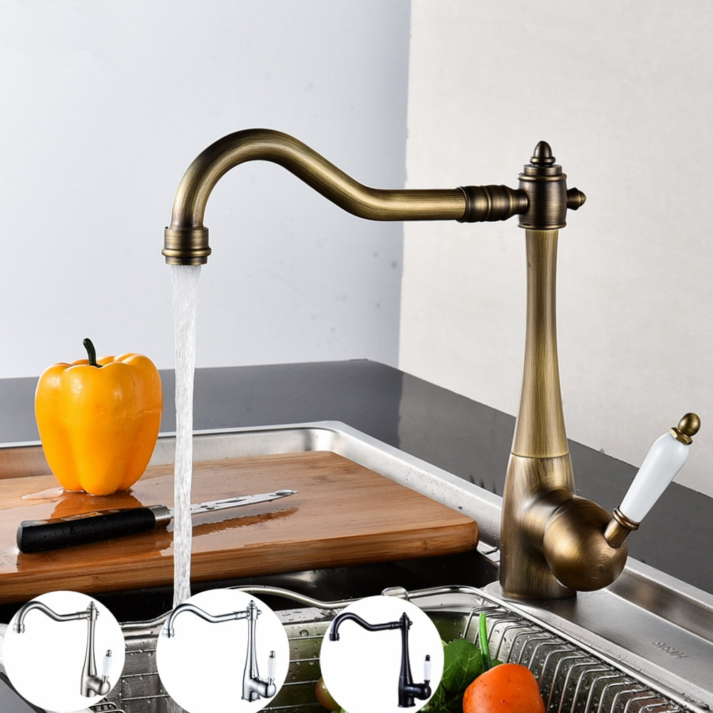 

Kitchen Faucets Deck Mounted Mixer Tap 360 Degree Crane For Kitchen Faucet Rotation Spray Mixer Tap Torneira Cozinha