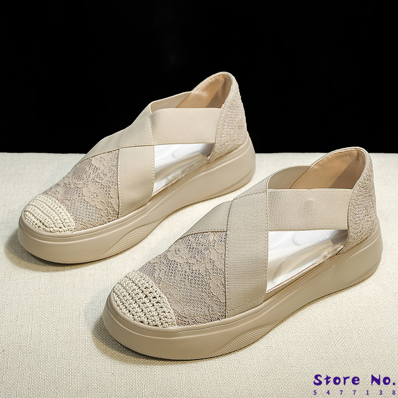 Fashion Sandals Women Retro Sewing Mesh Flats Summer Shoes Woman Elastic Bandage Casual Platform Sandals 2020 Sandalias Mujer, Black
Fashion Sandals Women Retro Sewing Mesh Flats Summer Shoes Woman Elastic Bandage Casual Platform Sandals 2020 Sandalias Mujer, Black