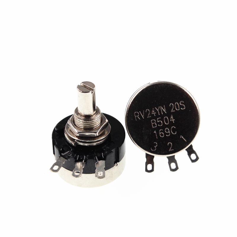 RV24YN20S B504 500K Single turn carbon film potentiometer adjustable resistor