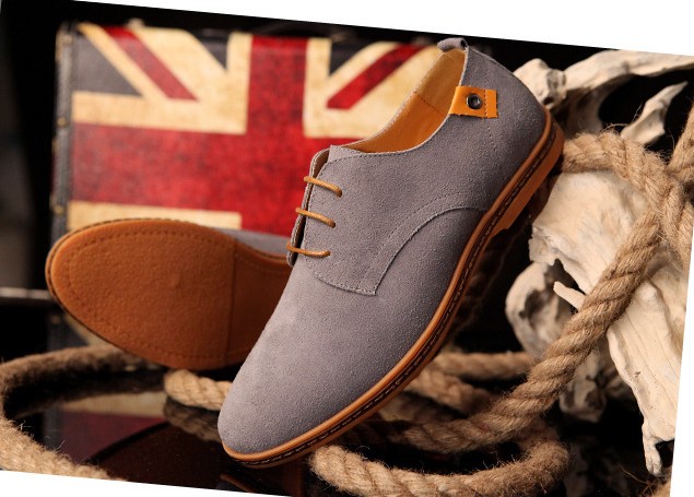 38-48 Elegant Shoes Men Oxfords Dress Shoes Genuine Leather Cow Suede Plus Size Derby Prom Formal Wedding Shoes Man mocassin homme