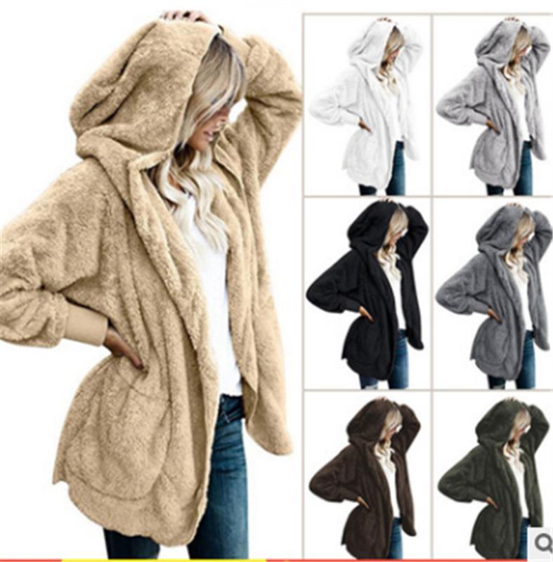 5XL Faux Fur Teddy Bear Coat Jacket Women Fashion Open Stitch Winter Hooded Coat Female Long Sleeve Fuzzy Jacket 2019 Hot New, Black
5XL Faux Fur Teddy Bear Coat Jacket Women Fashion Open Stitch Winter Hooded Coat Female Long Sleeve Fuzzy Jacket 2019 Hot New, Black