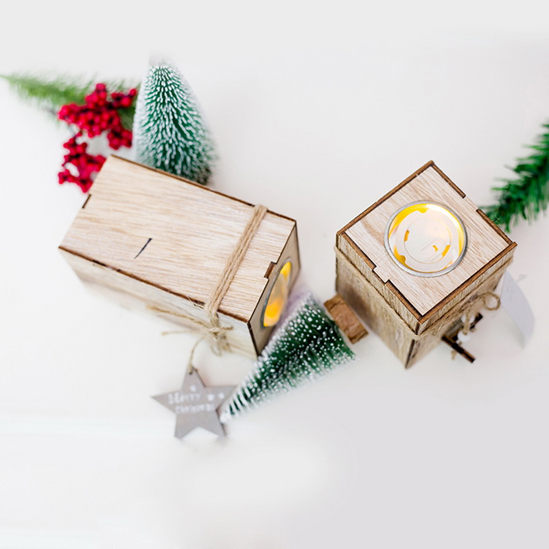 1PC Christmas Mini Candlestick Handicraft Christmas Square Wooden Candlestick Decoration Creative Decorations Hot
1PC Christmas Mini Candlestick Handicraft Christmas Square Wooden Candlestick Decoration Creative Decorations Hot