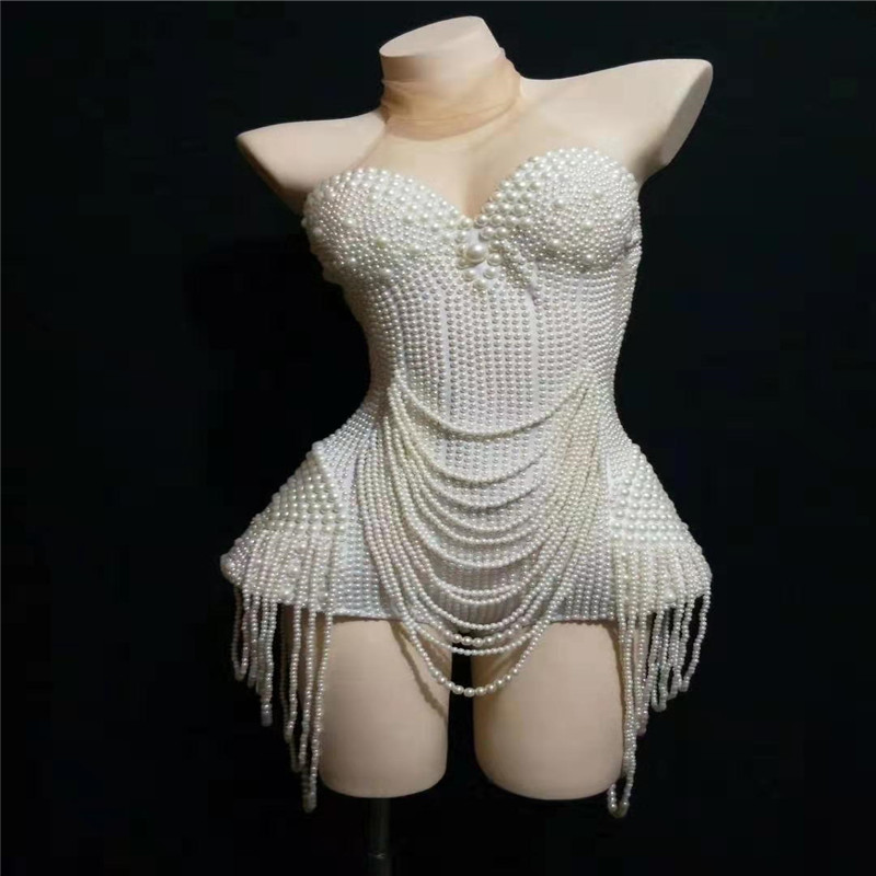 Y74 White Beading Sleeveless Bodysuit Party Pearl Stage Wear Dance Costumes Female Evening Dress Outfits DJ Short Jumpsuit Club Performance
Y74 White Beading Sleeveless Bodysuit Party Pearl Stage Wear Dance Costumes Female Evening Dress Outfits DJ Short Jumpsuit Club Performance