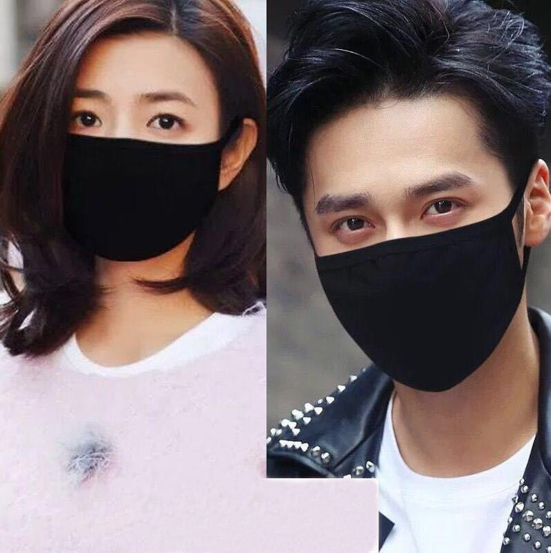 Unisex Mouth Mask Solid Black Reusable 3 Layers Fashion Cute Breathable Warm Cotton Windproof Anti-Dust Masks Protective mask
Unisex Mouth Mask Solid Black Reusable 3 Layers Fashion Cute Breathable Warm Cotton Windproof Anti-Dust Masks Protective mask