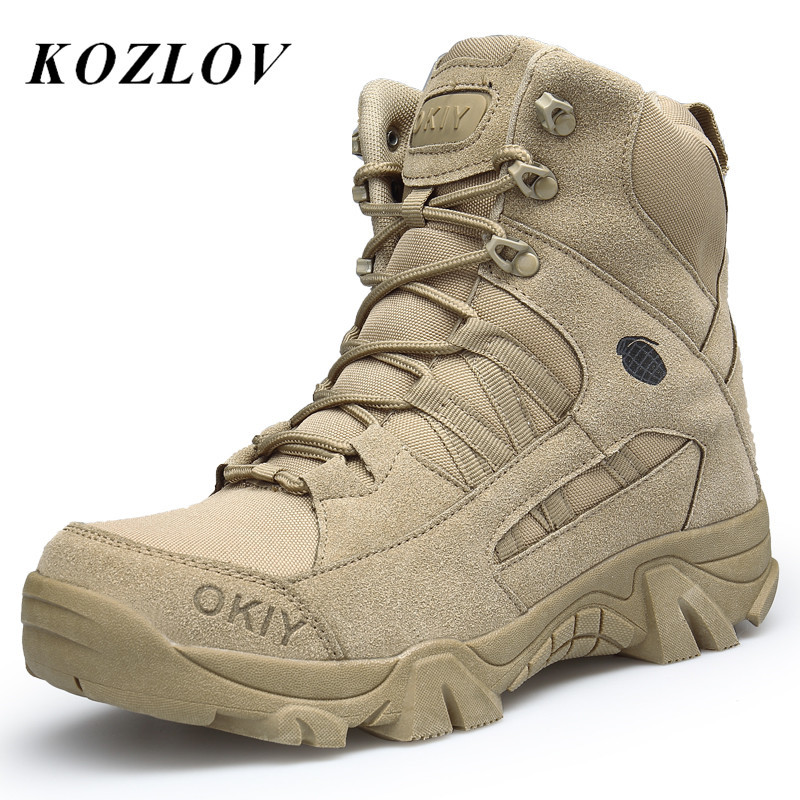Winter Men Military Boots Quality Special Force Tactical Desert Combat Ankle Boats US Army Work Shoes Leather Snow Boots KOZLOV, Black
Winter Men Military Boots Quality Special Force Tactical Desert Combat Ankle Boats US Army Work Shoes Leather Snow Boots KOZLOV, Black