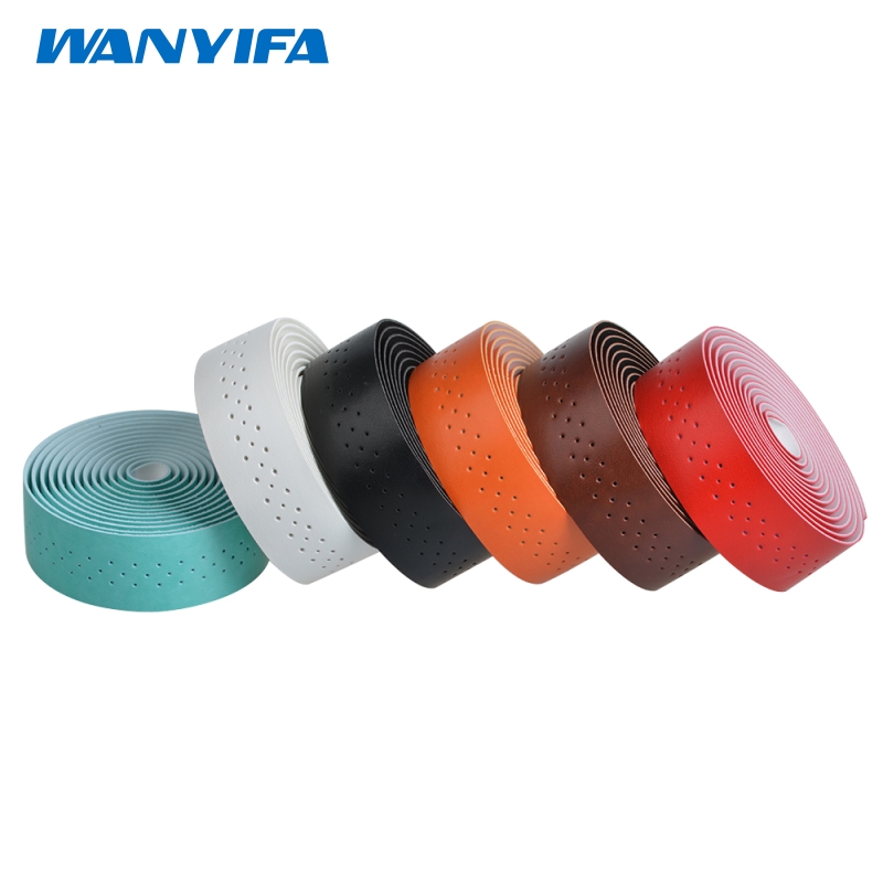 Image of Bike Handlebar Cover Non-Slip Bicycle Racing Belt Wrap Strap Handlebar PU Leather Tape Bandage 2000x30x2.8mm New Hot Sale