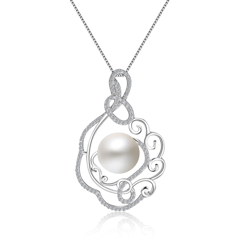 Dorado 925 Sterling Silver Necklaces Circular Hollow Pearl Pendant Necklace Vintage Women Gothic Jewelry Accessories 
Dorado 925 Sterling Silver Necklaces Circular Hollow Pearl Pendant Necklace Vintage Women Gothic Jewelry Accessories