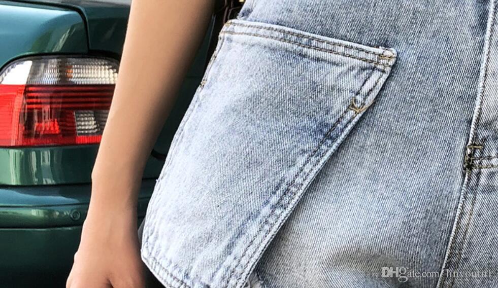 2020 Sexy Mini Denim Shorts Women Loose Wide Leg Short Big Pockets Tassel Burr Punk Shorts Jeans Chic Booty Shorts