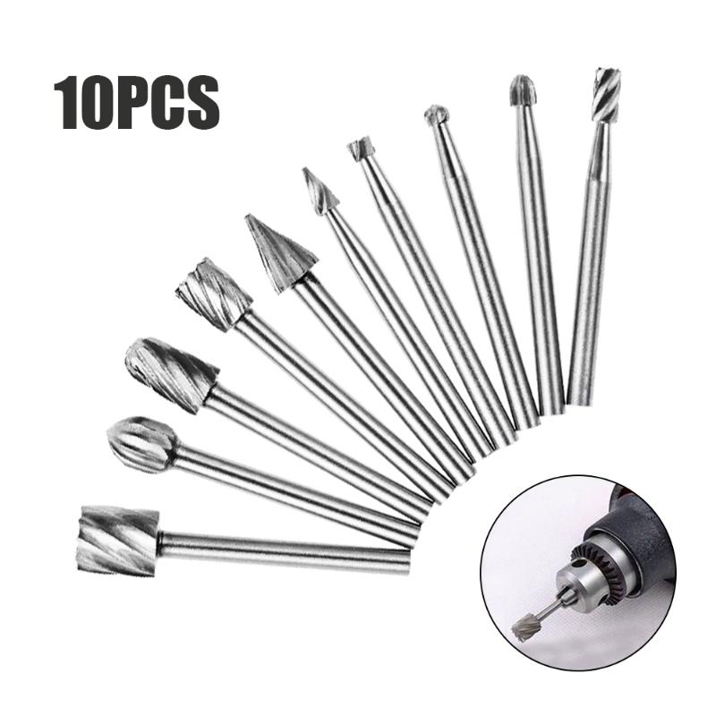 10pcs/set HSS Rotary Routing Bits Burr Router Tools Kit File Woodworker Handmade Root Carving Electric Grinder Engraving Cutter
10pcs/set HSS Rotary Routing Bits Burr Router Tools Kit File Woodworker Handmade Root Carving Electric Grinder Engraving Cutter