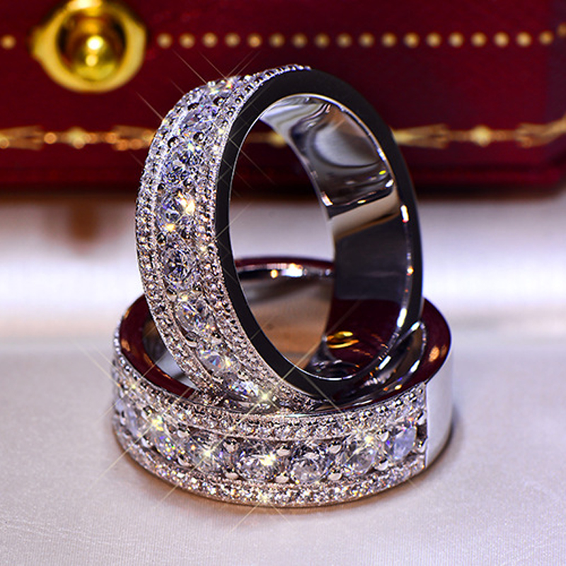 Sparkling Zircon White gold color Wedding rings for women Luxury Engagement party jewelry Girls gifts ring size 6 7 8 9 10 Bague
Sparkling Zircon White gold color Wedding rings for women Luxury Engagement party jewelry Girls gifts ring size 6 7 8 9 10 Bague