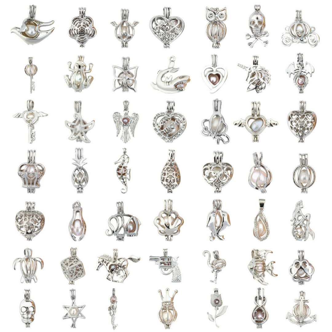 83 styles Pearl Cage DIY Jewelry Locket Pendant Findings Cage Essential Oil Diffuser Locket For Oyster Pearl charms Women Accessories
83 styles Pearl Cage DIY Jewelry Locket Pendant Findings Cage Essential Oil Diffuser Locket For Oyster Pearl charms Women Accessories
