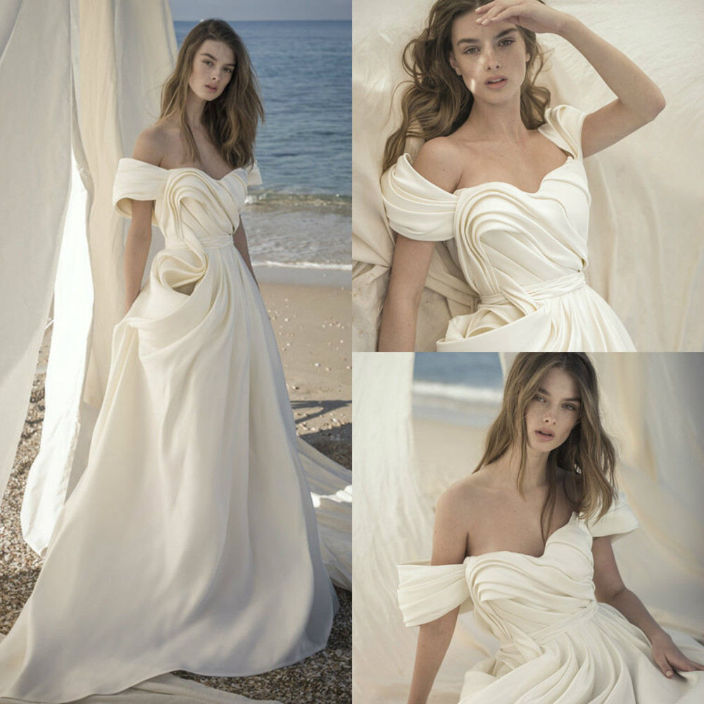 Alon Livne 2021 Wedding Dresses Off The Shoulder Sweep Train Sexy Satin Bridal Gowns Custom Made Plus Size A Line Robe De Soiree, Black
Alon Livne 2021 Wedding Dresses Off The Shoulder Sweep Train Sexy Satin Bridal Gowns Custom Made Plus Size A Line Robe De Soiree, Black