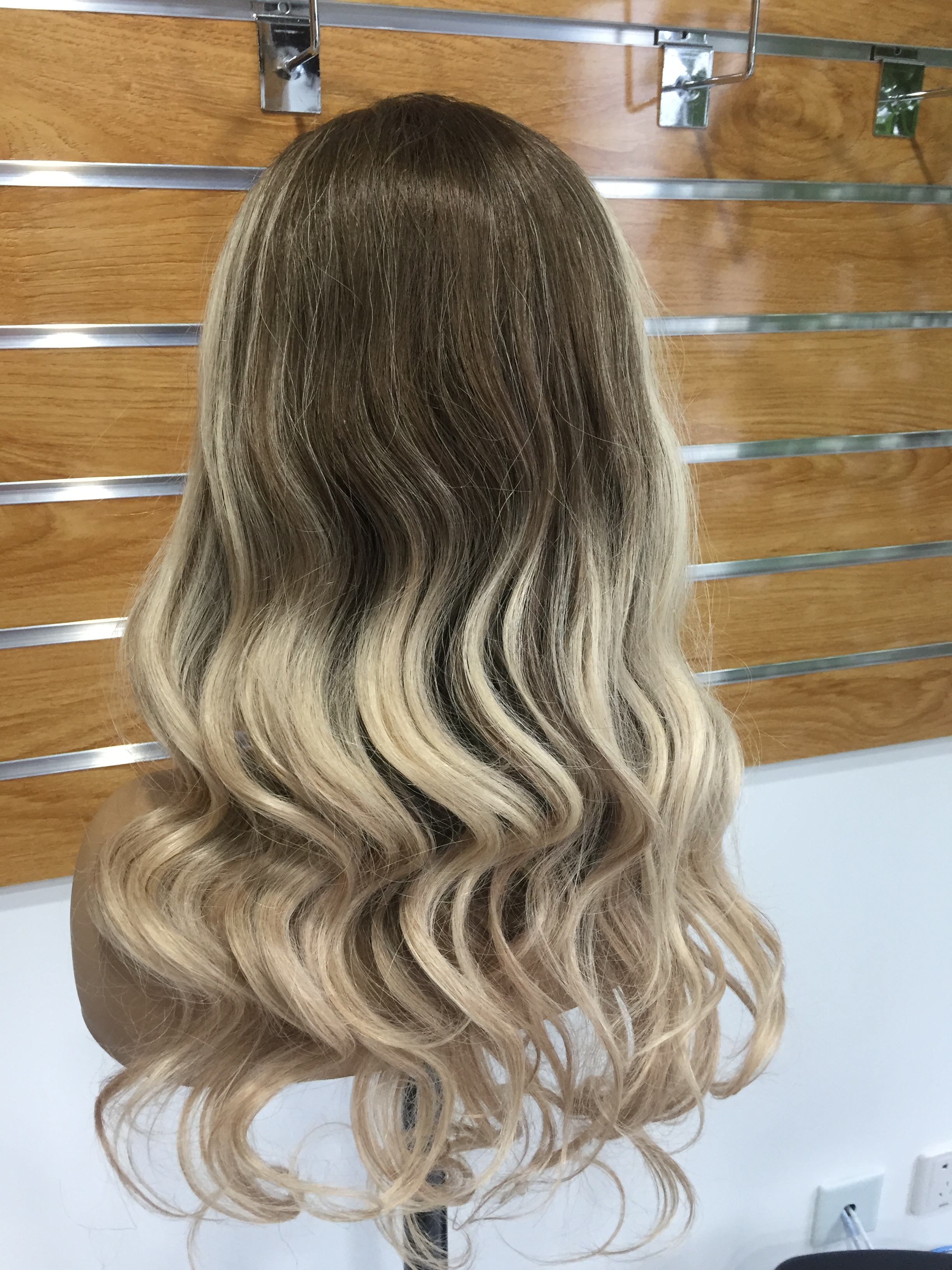 Balayage Hair Wigs Lace Front Human Hair Custom Wigs Silk Top Natural Hairline Natural Wavy 130% 150% 180% Density