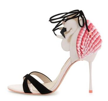Free shipping Sophia Webster women's leather high heels, pink lace decor, cross strap female sandals, size: 34-42, Black
Free shipping Sophia Webster women's leather high heels, pink lace decor, cross strap female sandals, size: 34-42, Black