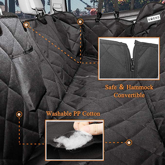 Dog Seat Cover Car for Pets Pet Seat Cover Dog Hammock for Back Seat Scratch Proof Nonslip Durable Heavy Duty7749993