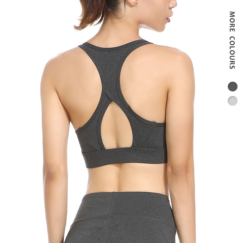 New Women Solid Cross-back Yoga Sports Bras Running -proof Quick-drying Fitness Vest Female Hollow Out Workout Bra, Gray
New Women Solid Cross-back Yoga Sports Bras Running -proof Quick-drying Fitness Vest Female Hollow Out Workout Bra, Gray