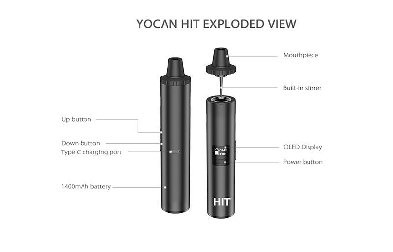 100% Authentic Yocan Hit Dry Herb Vape Portable Pen Uni Yocan Heating Chamber 1400mah 5 Colors Battery Ceramic Mmsgx
100% Authentic Yocan Hit Dry Herb Vape Portable Pen Uni Yocan Heating Chamber 1400mah 5 Colors Battery Ceramic Mmsgx