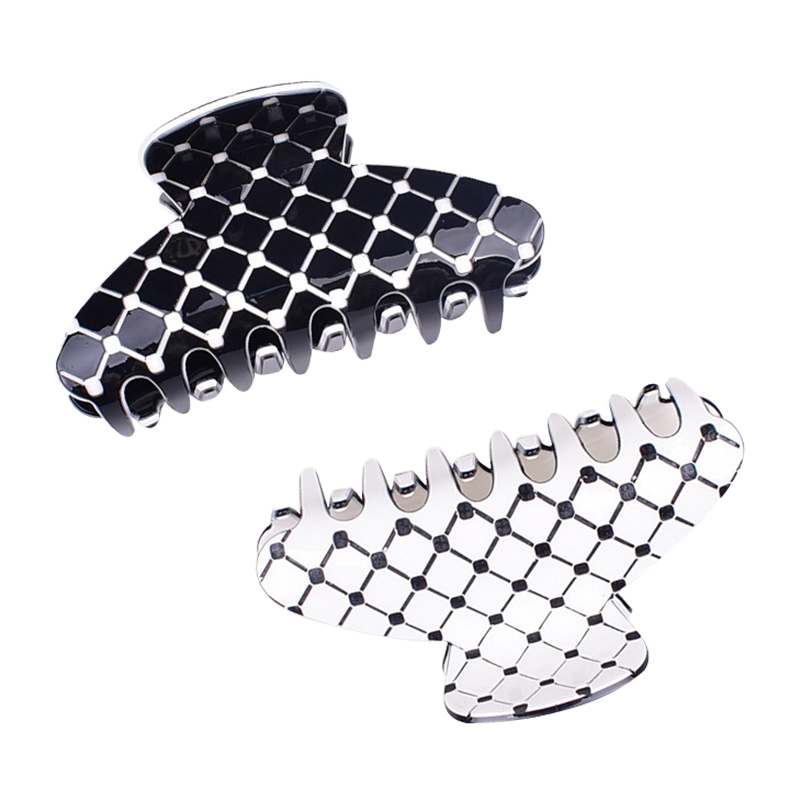 8.5cm Acrylic Hair Claw Clips for Women Hair Accessories Black White Geometric Crab Hairclip New Fashion Clip Hairpins Headwear
8.5cm Acrylic Hair Claw Clips for Women Hair Accessories Black White Geometric Crab Hairclip New Fashion Clip Hairpins Headwear
