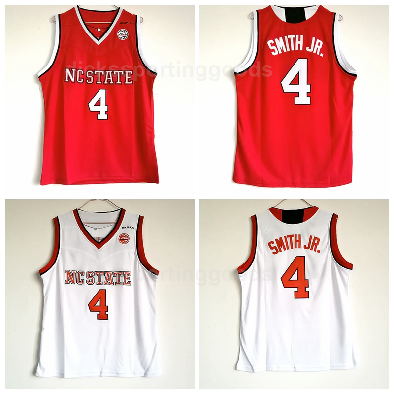 NCAA College Men Basketball 4 Dennis Smith JR. Jersey University NC State Wolfpack Jerseys Team Red Away White Free Shipping
NCAA College Men Basketball 4 Dennis Smith JR. Jersey University NC State Wolfpack Jerseys Team Red Away White Free Shipping