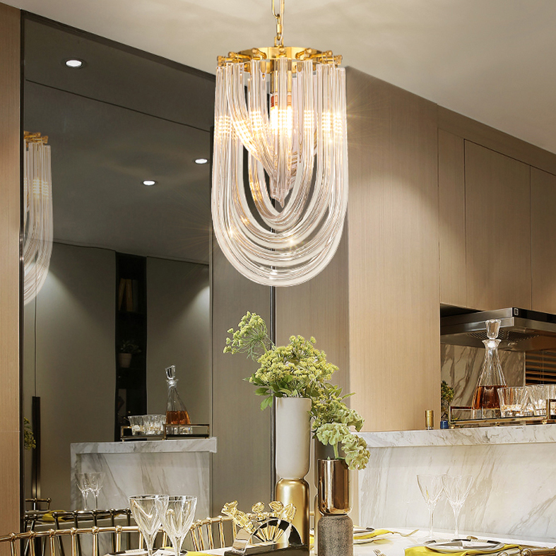 LED Modern Pendant Lights Fixture Crystal Glass Hanging Lamps Lanterna Home Indoor Lighting Hotel Club Bar Study Living Room Bedroom Lustre