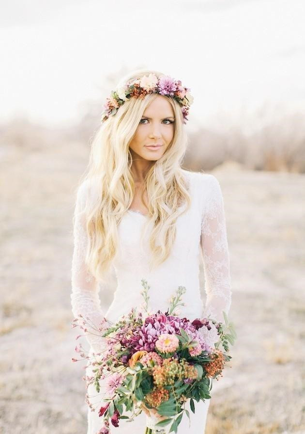 Custom Made Vintage Country Style Bohemian Wedding Dresses 2020 V Neck Long Sleeves Plus Size Sheer Lace Boho Bridal Gowns 03 0510
