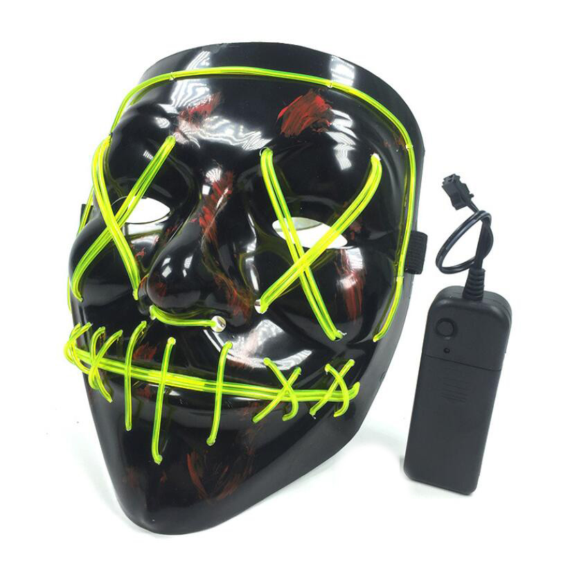 Halloween Rave Purge Masks Horror Led Mask El Wire Light Up Mask For Festival Cosplay Costume Decoration Funny Election Party
Halloween Rave Purge Masks Horror Led Mask El Wire Light Up Mask For Festival Cosplay Costume Decoration Funny Election Party