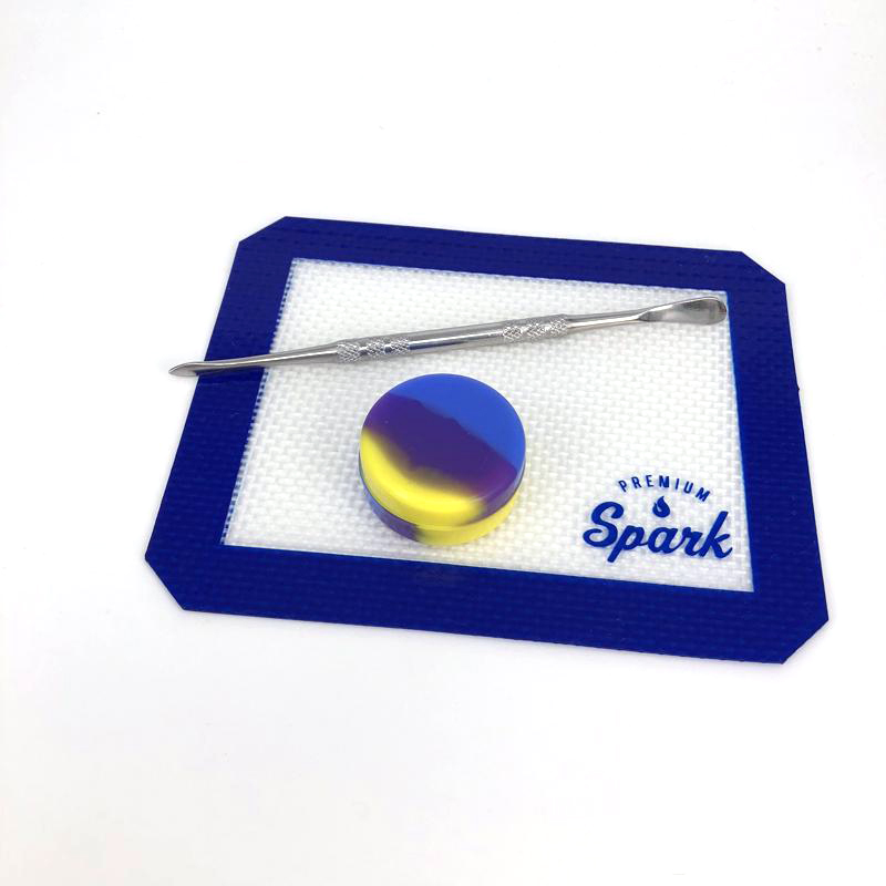 FDA Non-Stick Silicone Dab Mats For Wax Dry Herb with Wax Tool 3ml Wax Containers Dab Tool
FDA Non-Stick Silicone Dab Mats For Wax Dry Herb with Wax Tool 3ml Wax Containers Dab Tool