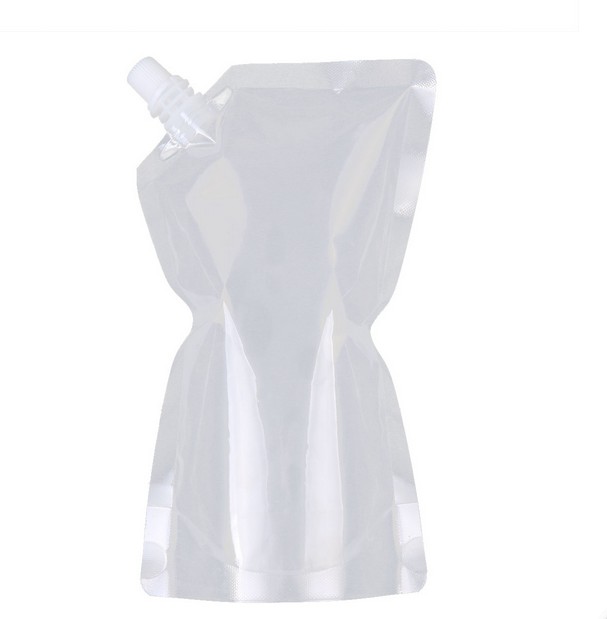 Reusable Drinking Flask for Alcohol with Funnel Transparent Whisky Hip Flasks Concealable Liquor Pouch Bridesmaid Gift