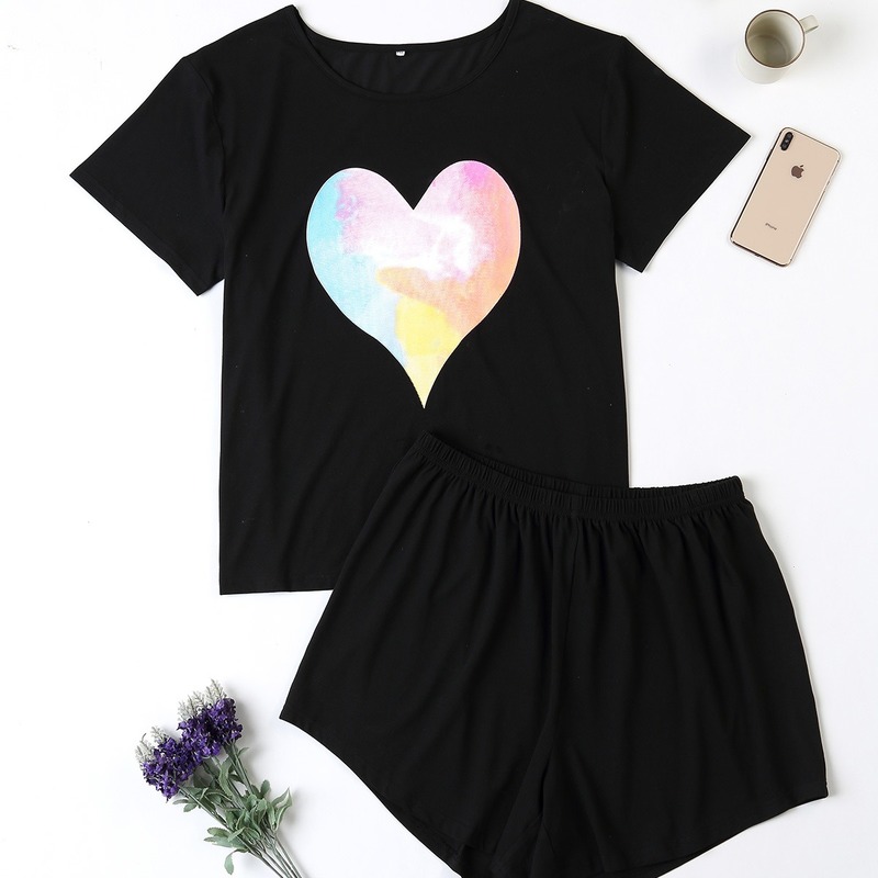 4XL Plus Size Women Summer Nice Pajama Sets Heart-shaped Printing Short Sleeve Pajamas Soft Pijamas Sleepwear Autumn Homewear
4XL Plus Size Women Summer Nice Pajama Sets Heart-shaped Printing Short Sleeve Pajamas Soft Pijamas Sleepwear Autumn Homewear