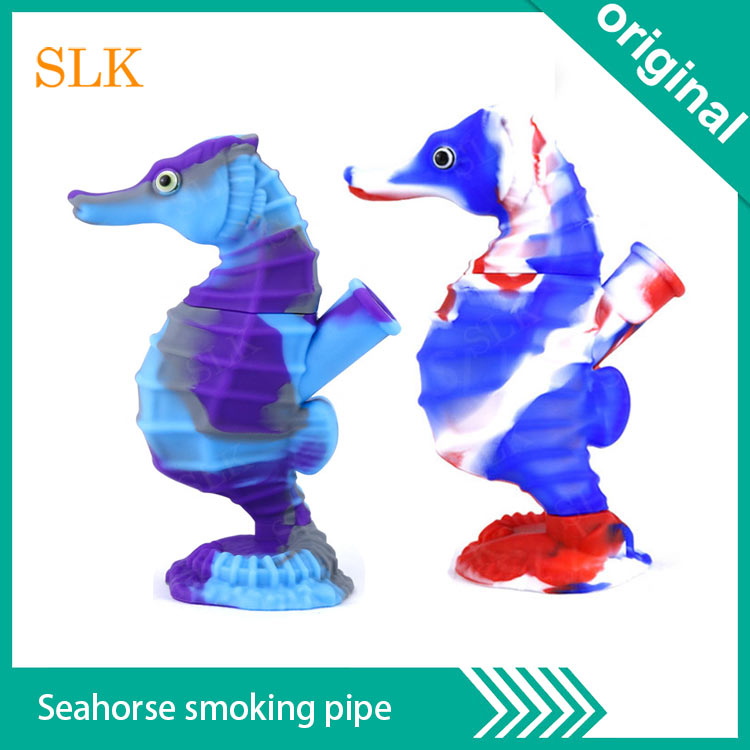 Seahorse shape cool design Silicone Water Pipe glass Bong Unbreakable Silicone bongs Dab Oil Rig Concentrate Smoking Pipe with glass bowl
Seahorse shape cool design Silicone Water Pipe glass Bong Unbreakable Silicone bongs Dab Oil Rig Concentrate Smoking Pipe with glass bowl