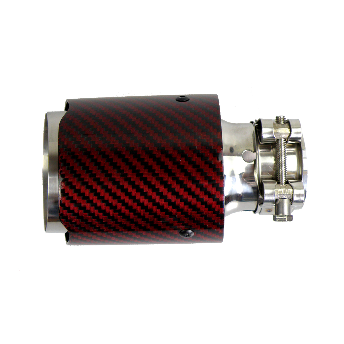 4.5" Outlet Glossy Red Twill Carbon Fiber Exhaust Pipe Straight Edge Muffler Tips Outlet 114mm
4.5" Outlet Glossy Red Twill Carbon Fiber Exhaust Pipe Straight Edge Muffler Tips Outlet 114mm