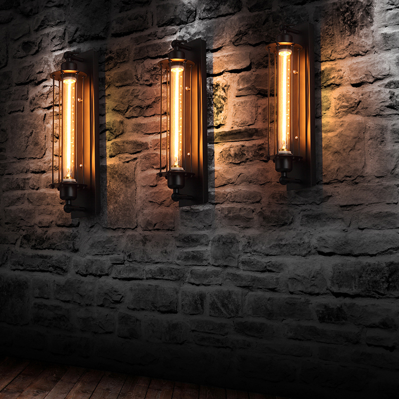 Vintage Loft Wall Lamps American Industrial Wall Light Edison E27 Bed-lighting Eye-lantern Wall Sconce Lights Home Decoration Lighting s ing