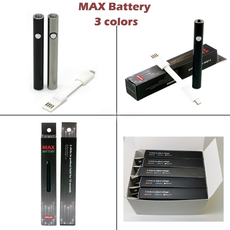 Amigo Max Battery 380mAh Preheat VV Voltage Vape Batteries For Liberty Tank With Bottom Micro Charge USB cable Authentic
Amigo Max Battery 380mAh Preheat VV Voltage Vape Batteries For Liberty Tank With Bottom Micro Charge USB cable Authentic